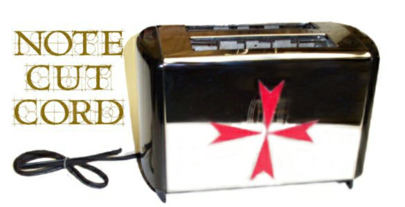 Knights Templar toaster