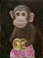 click for larger image of the Cymbal clanging Monkey